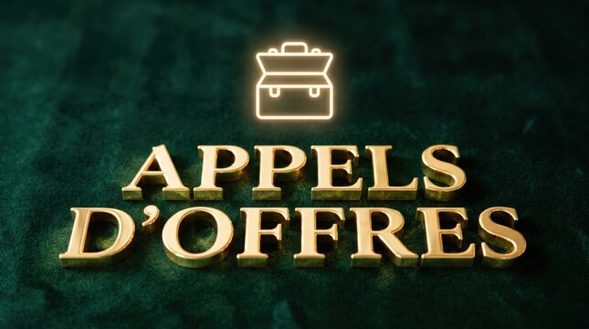 French business, golden call for tenders, appels d'offres, luxury briefcase