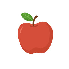 Fototapeta premium Apple cute illustration