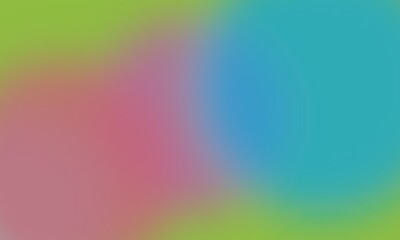 Obraz premium Abstract green and blue gradient background, with soft blended, color tones