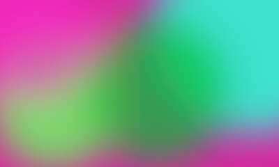 Obraz premium Abstract pink green and cyan gradient background, with soft blended colors