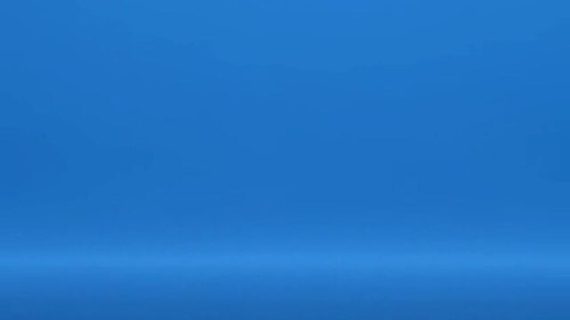 A simple, clean and bright blue background with a subtle floor transition