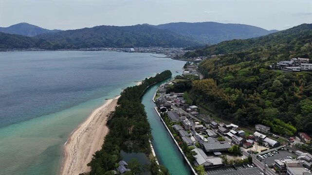 Japan Amanohashidate Kyoto Drone Aerial