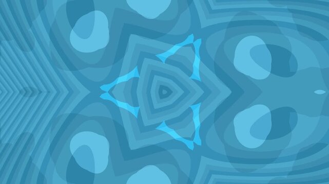 Blue abstract geometric animation with smooth striped patterns and floating shapes, ideal for modern digital and creative motion backgrounds.
