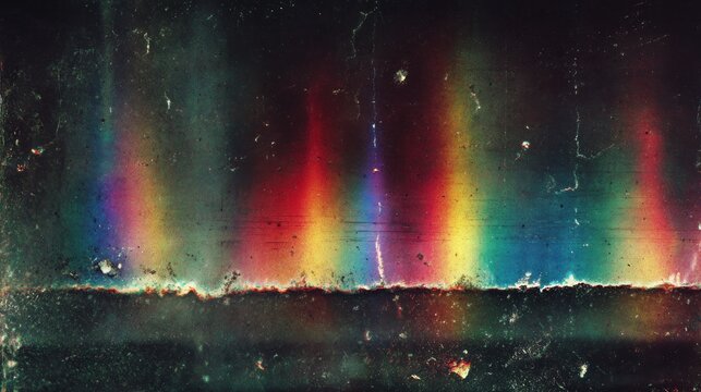 Abstract colorful light spectrum grungy background