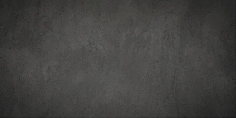 A dark vintage grunge blackboard background texture with a weathered black stone surface and rough aged gray concrete wall pattern for a blank textured frame backdrop © RD Visuals