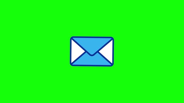 Email Envelope Zoom Animation Communication Message Network Service Visual