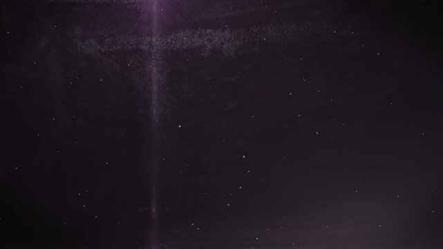 Cinematic background with moving particles on a concrete wall