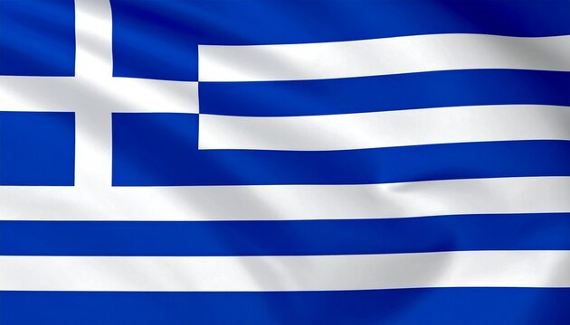 A bold blue‑and‑white flag with cross and stripes, symbolizing faith, freedom, resilience, and Greece&rsquo;s enduring national pride and cultural identity.