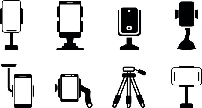 Mobile phone holders and tripods for photography and videography