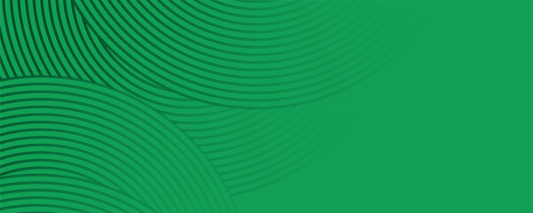 farm green banner, organic abstract background with fields. © Zayyan