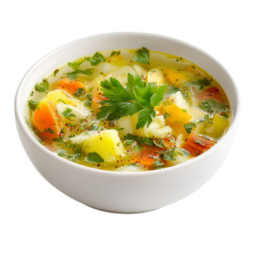 chicken soup with vegetables