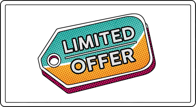 Limited Offer Tag - Special Deal, Discount, Sale Promotion, Marketing, Retail, Business Concept