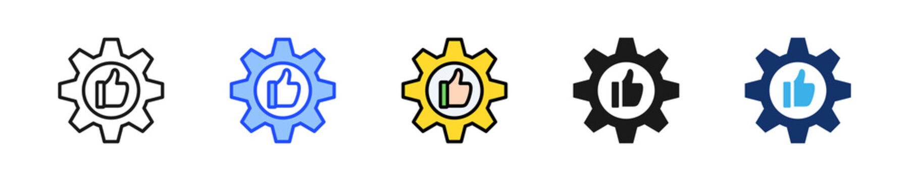 Qms Icon Collection With Multiple Styles