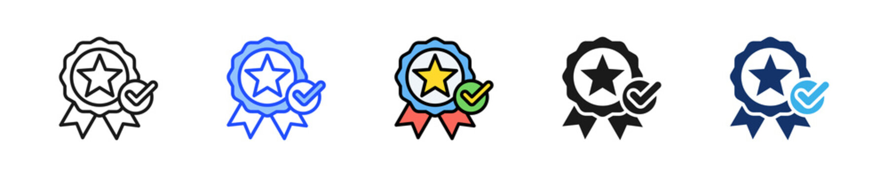 Certified Icon Collection With Multiple Styles