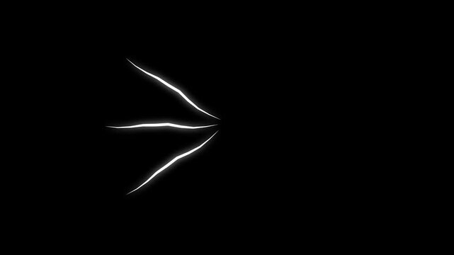 2D Sound waves coming symbol animation, Animation of speaker volume, Microphone sound Voice with speaker icon on black background. Symbol of Audio technology, music, and sound Animation. 4k