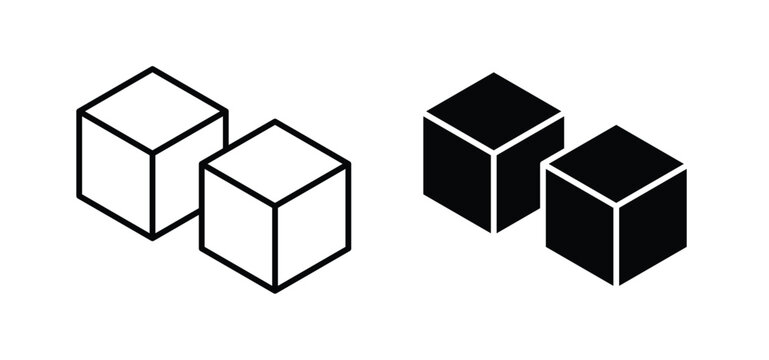 Sugar icon editable stroke outline vectors. EPS10