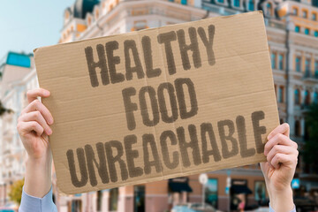"Healthy Food Unreachable" Grocery deserts force poor communities to rely on processed food alternatives. GROCERY. DESERTS. COMMUNITIES. PROCESSED. ALTERNATIVES. © AndriiKoval