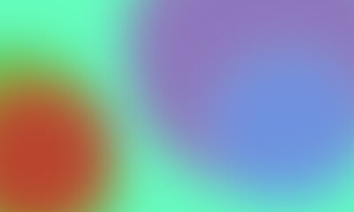 Obraz premium Green and purple gradient background, with soft blended, colors and light haze