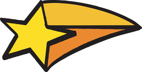shooting star vector illustration © 서해 강