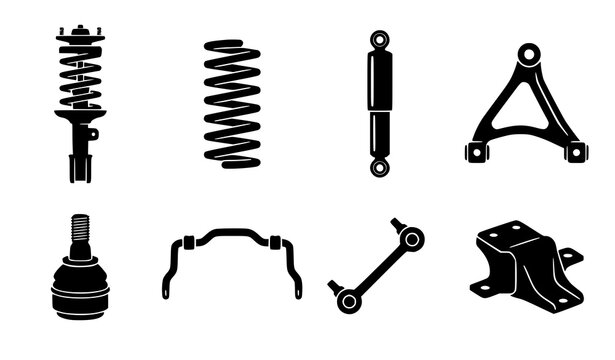 Manual gearbox driveline components &ndash; clutch, synchronizer and gear pattern vector