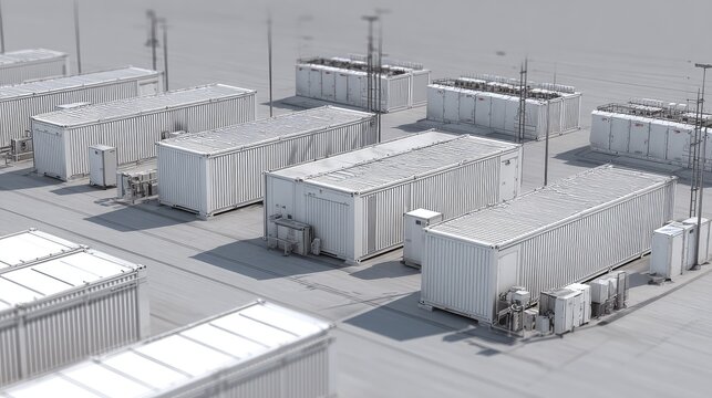 Energy storage facility integrating power grid for sustainability