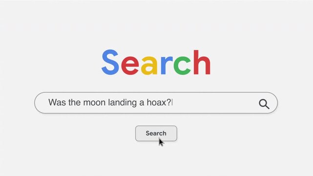 Was the moon landing a hoax search prompt
