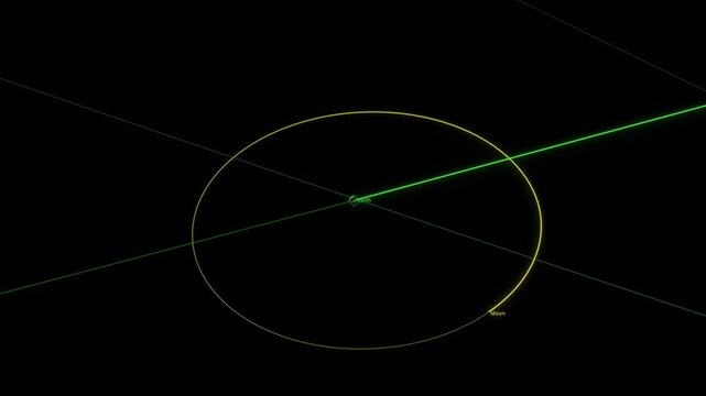 A cinematic voyage out of the solar system, charting a precise trajectory past the major celestial bodies. The sequence captures the immense scale of the planets set against a dense, high-contrast st