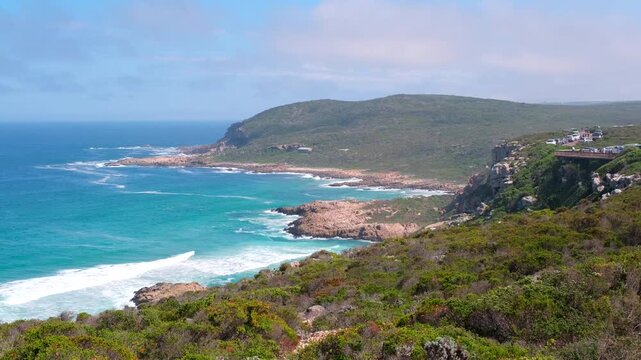 Robberg Nature Reserve hiking trail viewing deck and parking in Plettenberg Bay