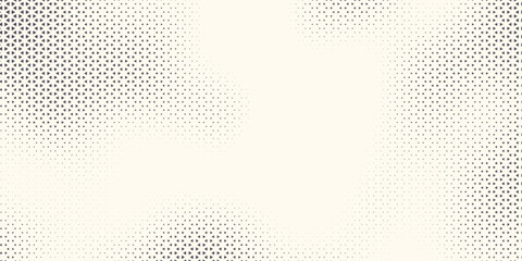Fototapeta premium Triangle Shapes Vector Abstract Geometric Technology Background. Radial Composition Halftone Frame Triangular Retro Simple Pattern. Minimal Style Dynamic Tech Wallpaper
