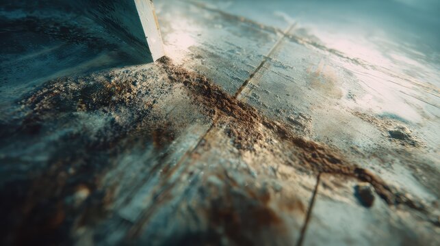 Grungy metal surface with abstract rust texture and decay