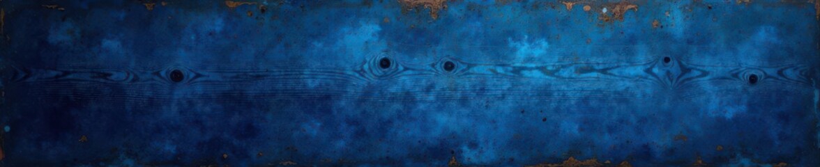 Obraz premium Rich, deep blue hues subtly peeking through aged wood Abstract grunge backdrop , vintage, dark wood background, wood grain