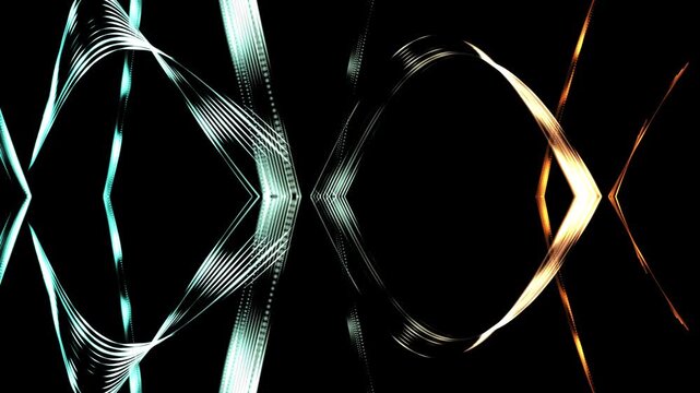 abstract black background shape motion video