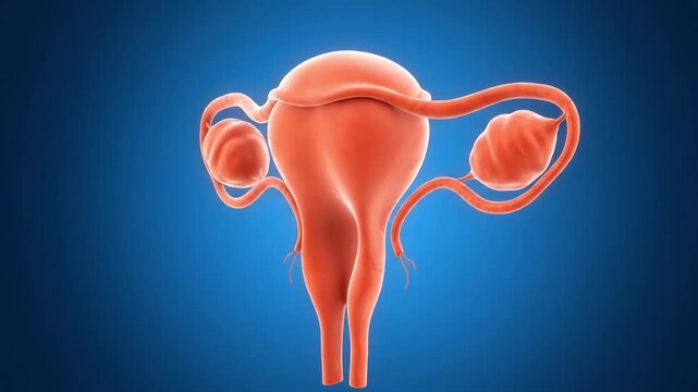 4K Medical Animation of Female Reproductive Anatomy