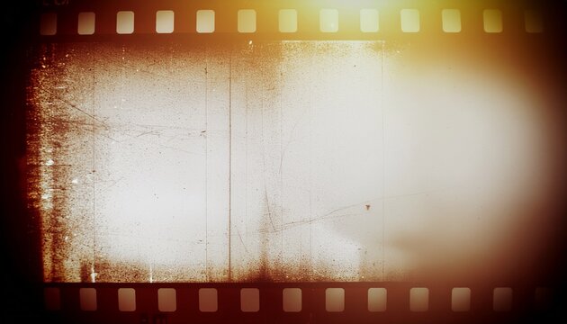 Vintage Super 8mm Film Grain Art
