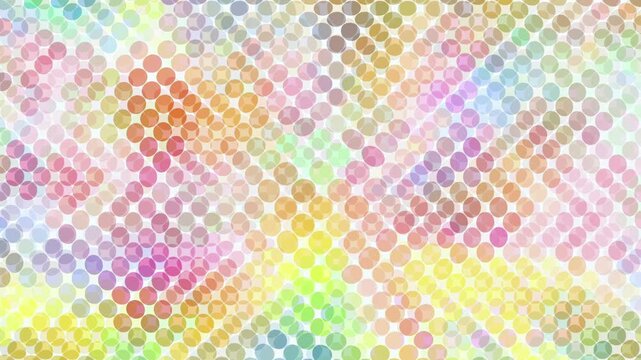 Colorful pixelated background with patterns.