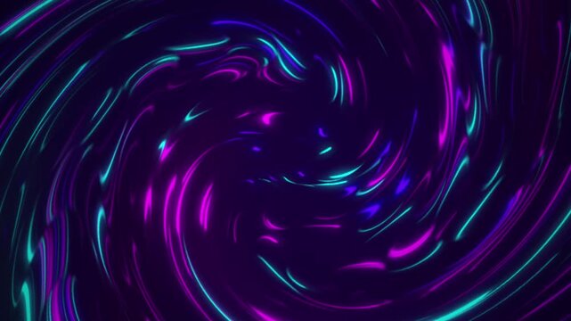Abstract neon glowing liquid gradient texture background seamless loop motion backdrop