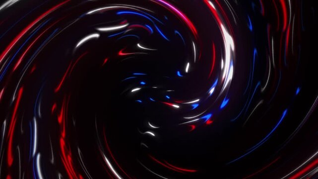 Abstract red, and blue glowing liquid gradient texture background seamless loop motion backdrop