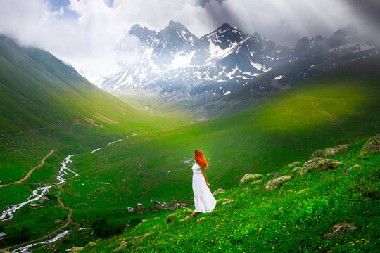 The flowery plateau and scenery of the Ka&ccedil;kar Mountains.