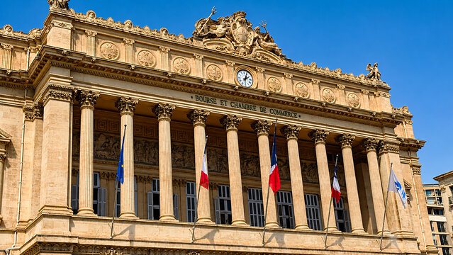 b&acirc;timent de Bourse et chambre de commerce de la ville de Marseille