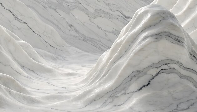 Luxury White Marble Texture Background with Natural Stone Pattern