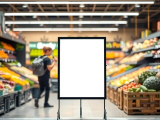 Obraz premium Supermarket produce section