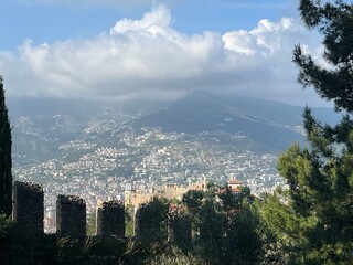 Fototapeta premium Alanya view from fortress