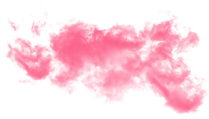 Fototapeta premium Soft Pink Cloud Overlay PNG with Dreamy Atmospheric Fog Transparent Background