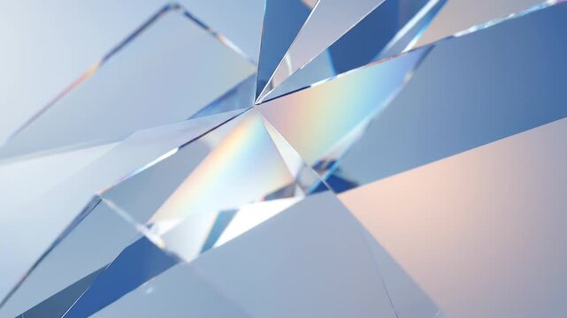 Glass Shards in Light: Capturing a dance of light and form, sharp glass shards create a striking display of angles and refractions. A captivating interplay of transparency and dimension.
