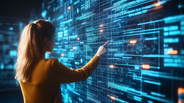 Female Expert Navigating Technology Landscapes and Implementing Digital Transformation Strategies