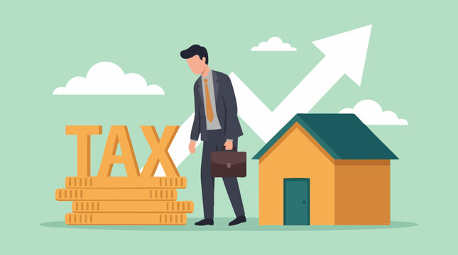 Businessman struggling with rising property taxes and housing costs