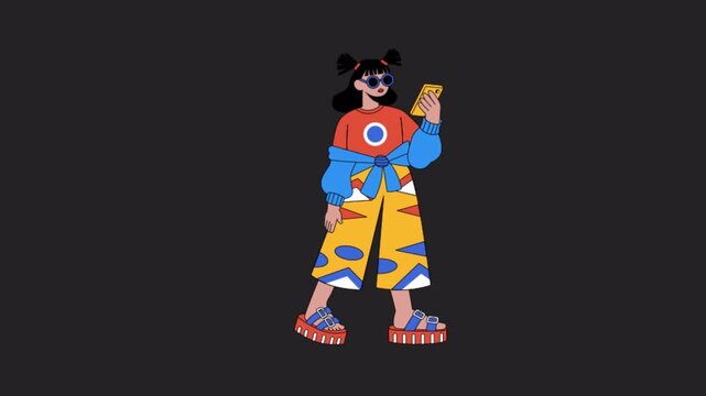Social Selling  Animation Alpha Channel