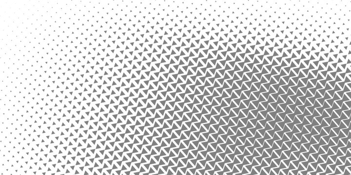 Modern disign triagle background with wavy surface made of gray on white modern