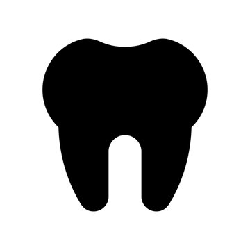 Tooth icon. Dental care concept.