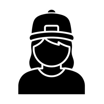 Person Avatar Wearing Backward Baseball Cap Casual Urban Style